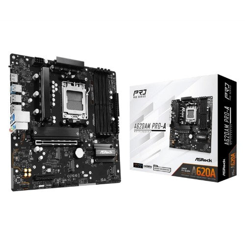Asrock A620AM PRO-A motherboard AMD A620 Socket AM5 micro ATX