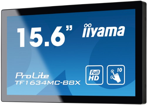 iiyama ProLite 15.6" Full HD 10 point PCAP Open Frame touchscreen featuring IPS Panel Technology and touch through glass function