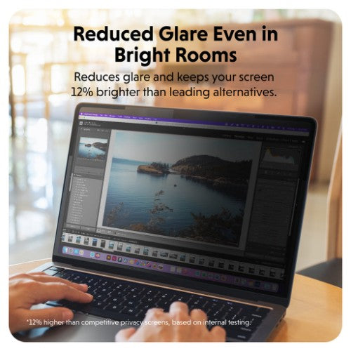 HYPER HyperShield Magnetic Privacy 34.5 cm (13.6") Laptop Frameless display privacy filter 3H