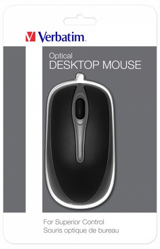 Verbatim 49019 mouse Office Ambidextrous USB Type-A Optical 1000 DPI