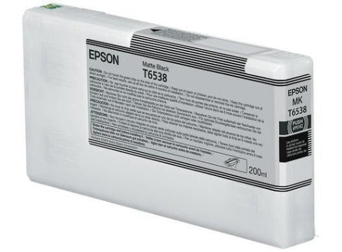 Epson C13T65380N/T6538 Ink cartridge black matt 200ml for Epson Stylus Pro 4900
