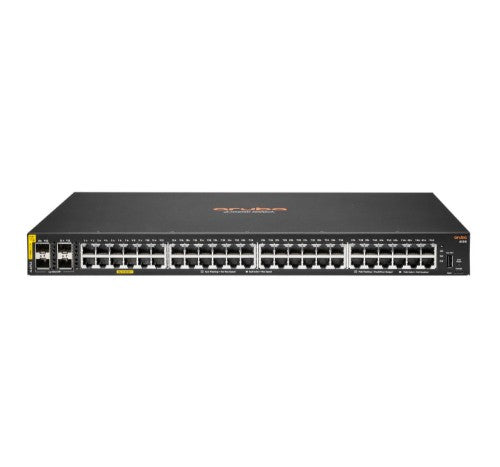 HPE Aruba Networking 6100 48G Class4 PoE 4SFP+ 370W Managed L3 Gigabit Ethernet (10/100/1000) Power over Ethernet (PoE) 1U Black