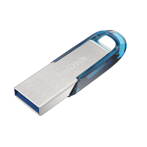 SanDisk Ultra Flair USB flash drive 32 GB USB Type-A 3.2 Gen 1 (3.1 Gen 1) Blue, Silver