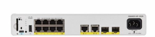 Cisco Catalyst C9200CX-8P-2X2G-E network switch Managed L2/L3 Gigabit Ethernet (10/100/1000) Power over Ethernet (PoE) Grey