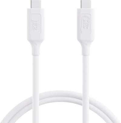 Juice JUI-CABLE-TYPEC-4.0-1M-RND-ECO-WHT USB cable USB4 Gen 2x2 USB C Blue, White