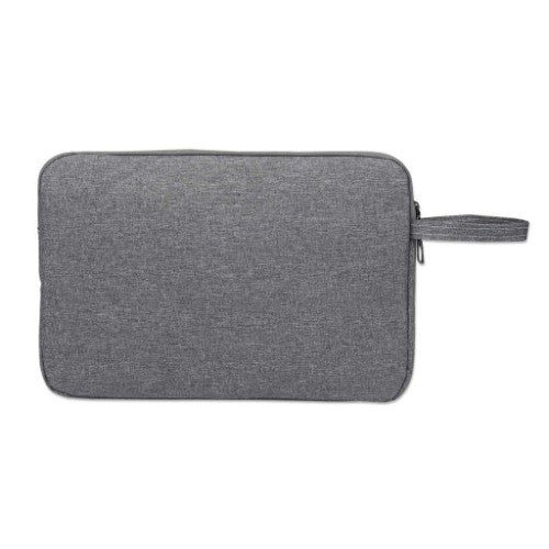 Manhattan Seattle Laptop Sleeve 14.5", Grey, Padded, Extra Soft Internal Cushioning, Main Compartment with double zips, Zippered Front Pocket, Carry Loop, Water Resistant and Durable, Notebook Slipcase, Three Year Warranty