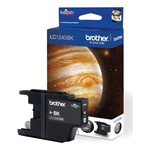 Brother LC-1240BK Ink cartridge black, 600 pages ISO/IEC 24711 for Brother DCP-J 525/MFC-J 6510