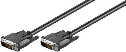 Microconnect MONCC5 DVI cable 5 m DVI-D Black