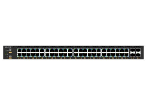 NETGEAR M4350-48G4XF Managed L3 Gigabit Ethernet (10/100/1000) Power over Ethernet (PoE) 1U Black