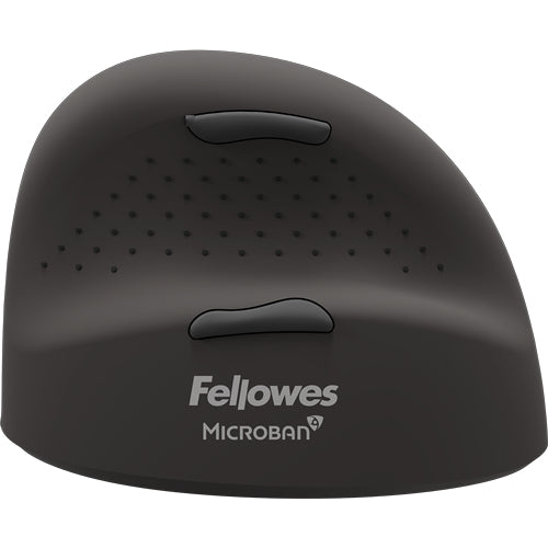 Fellowes Vertical Wireless Mouse Breyta Plus+ Ergonomic Right Handed Vertical Mouse with Antibacterial Protection Medium