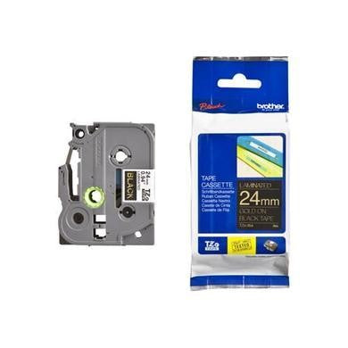 Brother TZE-354 DirectLabel gold on black Laminat 24mm x 8m for Brother P-Touch TZ 3.5-24mm/HSE/36mm/6-24mm/6-36mm