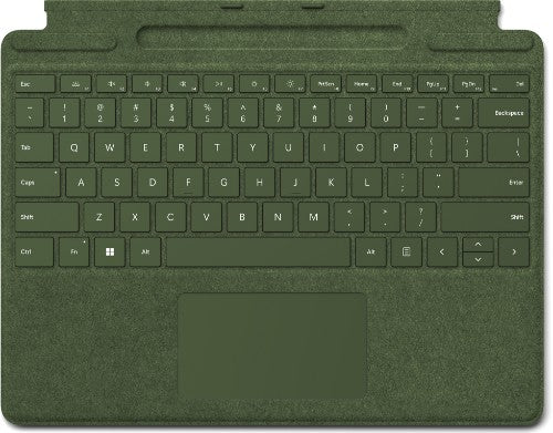 Microsoft Surface Pro Keyboard Green Microsoft Cover port QWERTY UK English