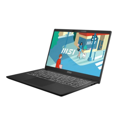 MSI Modern 15 H C13M-275UK Intel® Core™ i5 i5-13420H Laptop 39.6 cm (15.6") Full HD 16 GB DDR4-SDRAM 512 GB SSD Wi-Fi 6E (802.11ax) Windows 11 Home Black