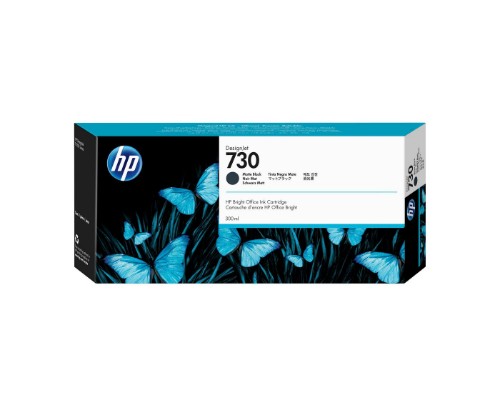 HP P2V71A/730 Ink cartridge black matt 300ml for HP DesignJet T 1600/1700/940
