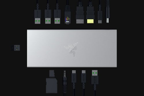 Razer USB 4 Dock USB Type-C 10000 Mbit/s Silver