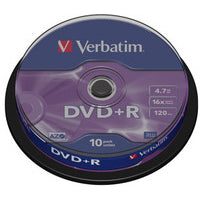 Verbatim DVD+R Matt Silver 4.7 GB 10 pc(s)