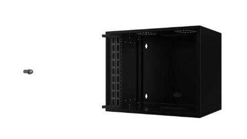 Lanview RUM09U40MNBL rack cabinet 9U Wall mounted rack Black
