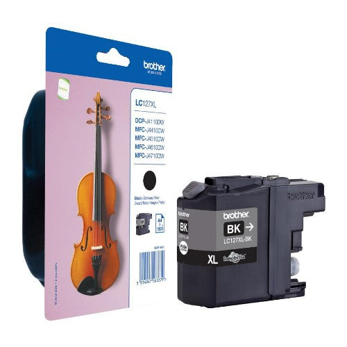 Brother LC-127XLBK Ink cartridge black, 1.2K pages ISO/IEC 24711 9ml for Brother MFC-J 4510