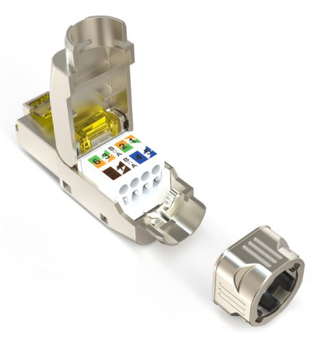 Digitus CAT 8.1 field connector, shielded, tool-free mounting connection
