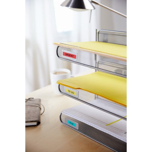 Dymo 45808/S0720880 DirectLabel-etikettes black on yellow 19mm x 7m for Dymo D1 6-19mm/24mm/400 Duo