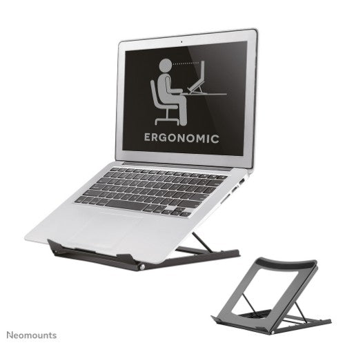 Neomounts NSLS075BLACK Laptop stand 10-16" - foldable - compact - universal
