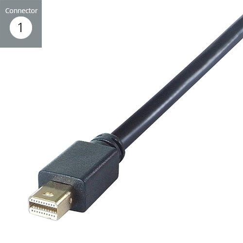 connektgear Mini DisplayPort to HDMI Active Adapter - Male to Female (Mini DP Source)