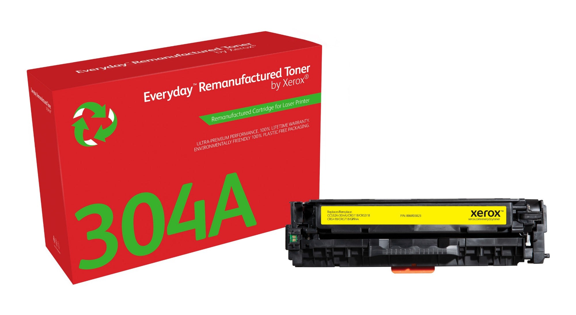 Xerox 006R03823 Toner cartridge yellow, 2.8K pages (replaces Canon 718Y HP 304A/CC532A) for Canon LBP-7200/HP CLJ CP 2025