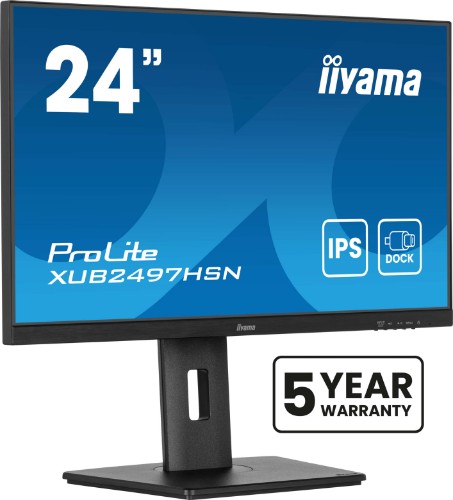iiyama ProLite XUB2497HSN-B2 computer monitor 60.5 cm (23.8") 1920 x 1080 pixels Full HD LED Black