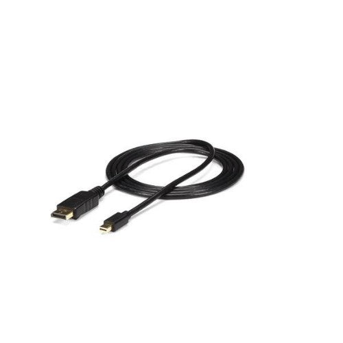 StarTech.com 6ft (2m) Mini DisplayPort to DisplayPort 1.2 Cable - 4K x 2K UHD Mini DisplayPort to DisplayPort Adapter Cable - Mini DP to DP Cable for Monitor - mDP to DP Converter Cord