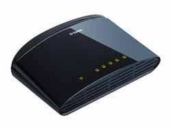 D-Link DES-1005D Unmanaged Fast Ethernet (10/100) Black