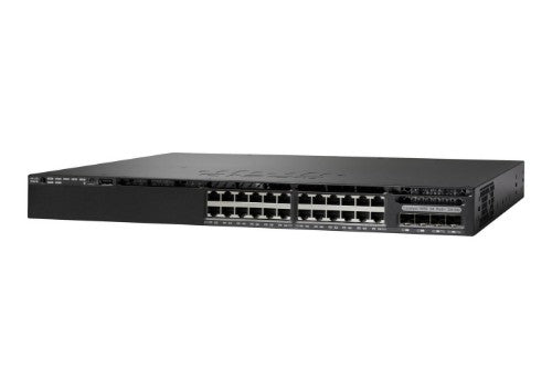 Cisco Catalyst WS-C3650-24PS-L Managed L3 Gigabit Ethernet (10/100/1000) Power over Ethernet (PoE) 1U Black