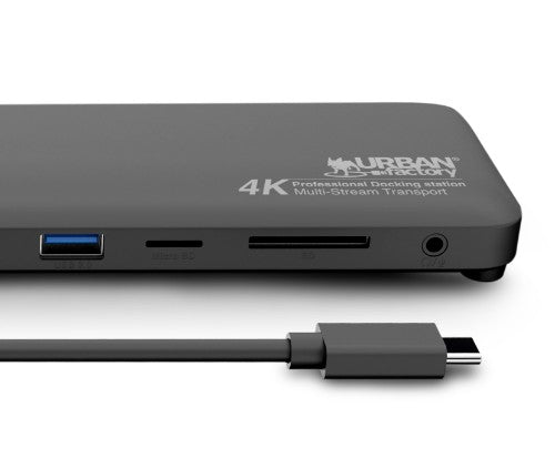 Urban Factory HUBEE MINI: USB-C DOCKING STATION MULTI DISPLAY 4K WITH POWER DELIVERY 100W