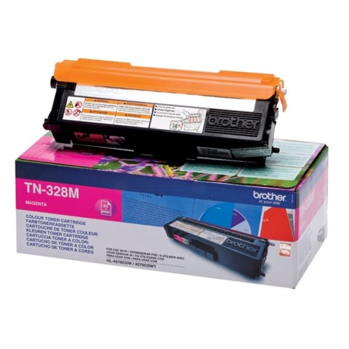 Brother TN-328M Toner magenta extra High-Capacity, 6K pages ISO/IEC 19798 for Brother HL-4570
