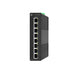 LevelOne Hilbert 8-Port Industrial Gigabit PoE Smart Lite Switch, 8 PoE Outputs, 802.3at/af PoE