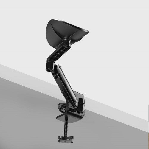 StarTech.com Adjustable Arm Rest for Office Desk, Ergonomic Arm/Elbow Support, 360-Degree Rotation, Clamp-On/No Drill Installation, Black