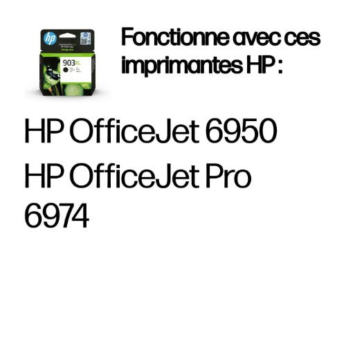 HP T6M15AE/903XL Ink cartridge black high-capacity, 750 pages 20ml for HP OfficeJet Pro 6860/6950