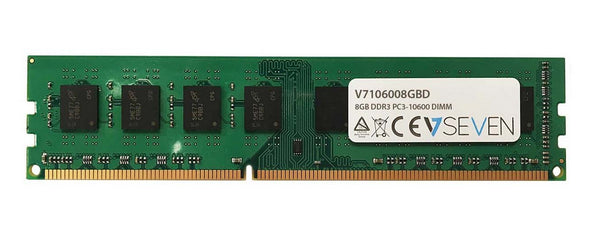 V7 8GB DDR3 PC3-10600 - 1333mhz DIMM Desktop Memory Module - V7106008GBD