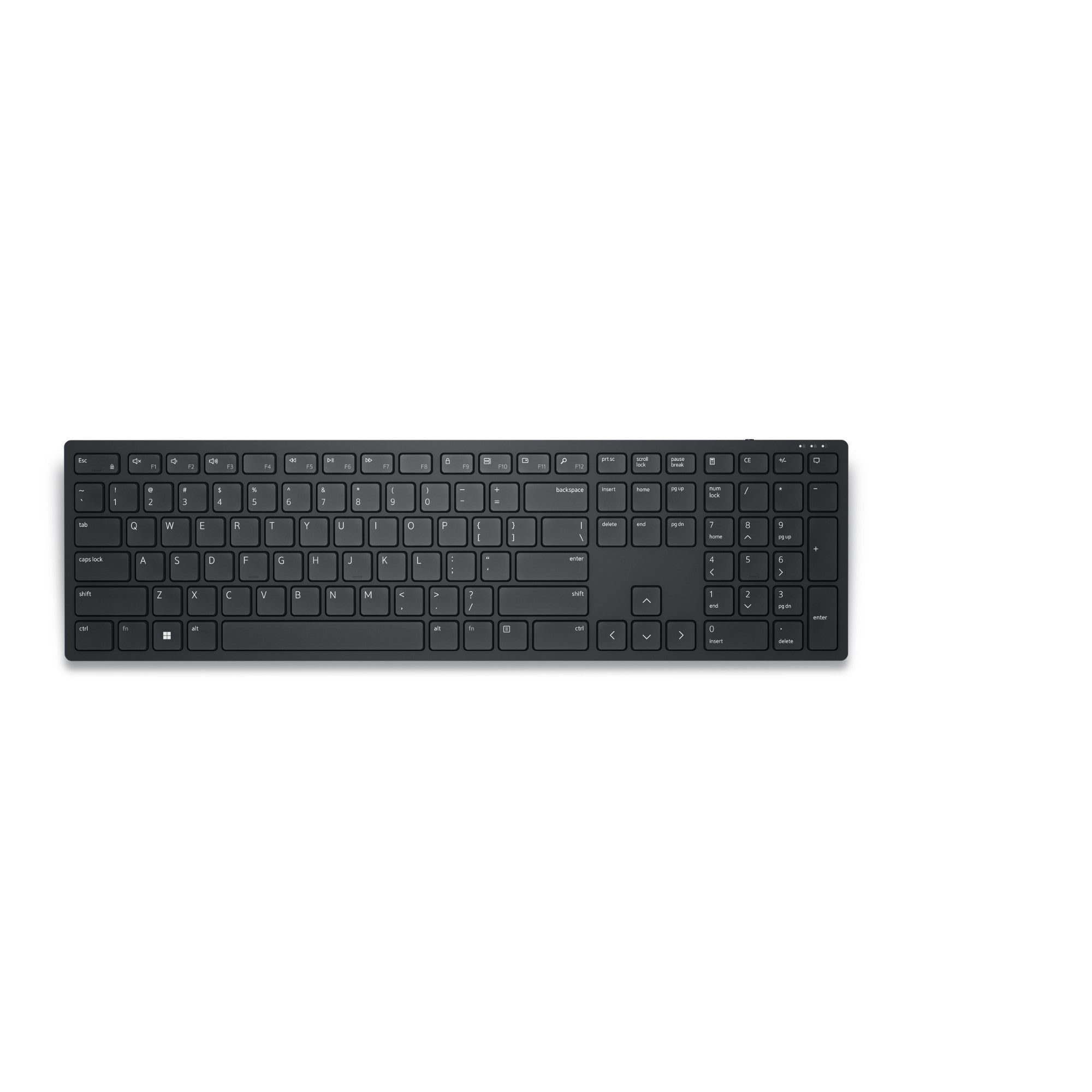 DELL KB500 keyboard Office RF Wireless QWERTY UK English Black