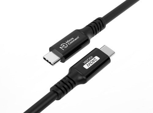 Microconnect USB4CC3-240W USB cable USB4 Gen 3x2 3 m USB C Black