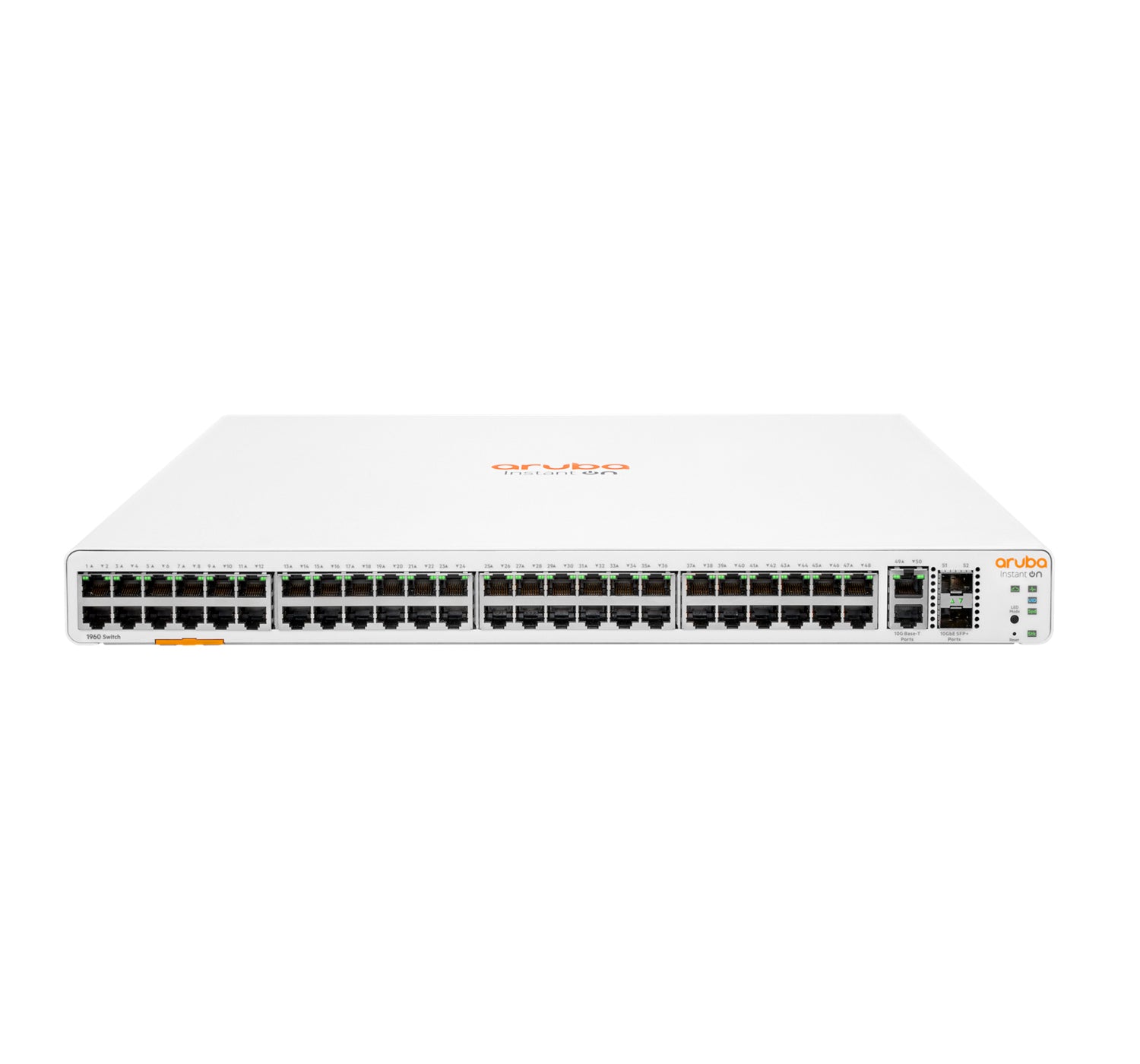 HPE Aruba Networking Aruba Instant On 1960 48G 2XGT 2SFP+ (x5) Managed L2+ Gigabit Ethernet (10/100/1000) 1U White