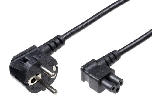 Microconnect PE010850A power cable Black 5 m Power plug type E+F C5 coupler