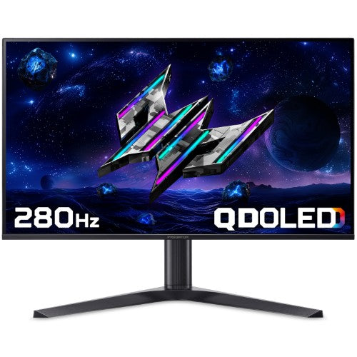 Acer X Predator X27UZ1 - 27", Quad HD (2560X1440), OLED, 280Hz, 0.03ms, 16:9, HDR400, FreeSync Premium Pro Gaming Monitor