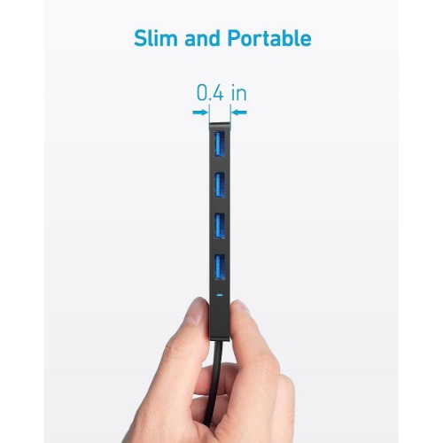 Anker Ultra Slim USB Type-C 5000 Mbit/s Black