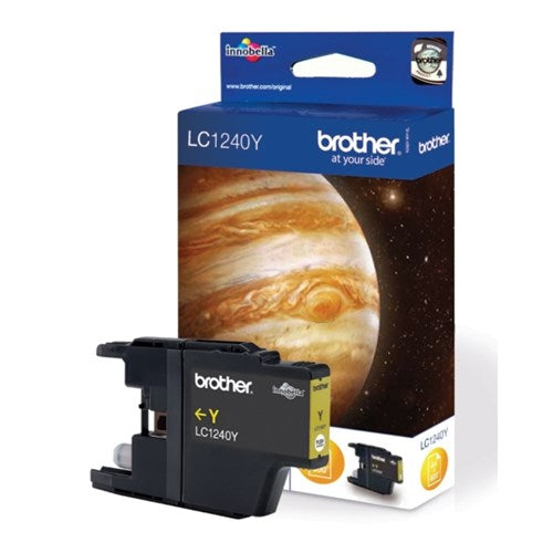 Brother LC-1240Y Ink cartridge yellow, 600 pages ISO/IEC 24711 for Brother DCP-J 525/MFC-J 6510