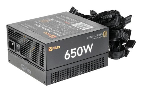VIDA Heracles power supply unit 650 W 20+4 pin ATX ATX Black