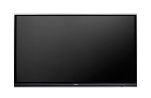 Optoma 5752RK+ Interactive flat panel 190.5 cm (75") LED 400 cd/m² 4K Ultra HD Black Touchscreen Built-in processor Android 11