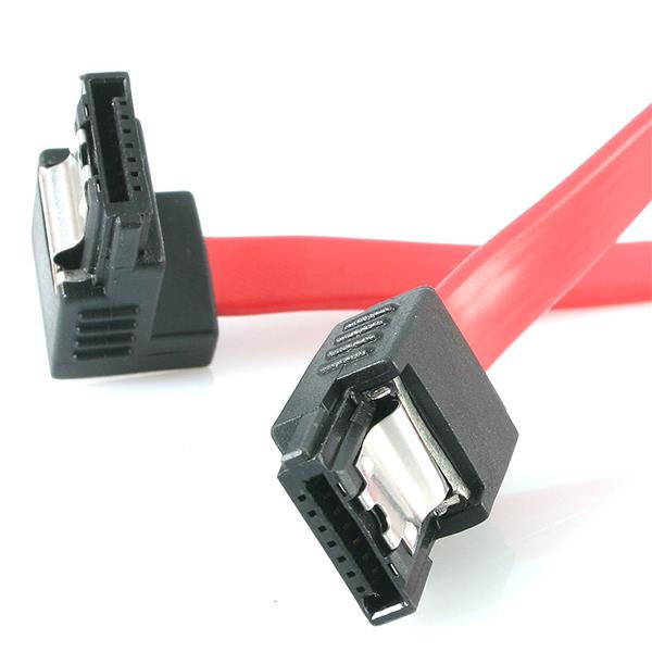 StarTech.com 12in Latching SATA to Right Angle SATA Serial ATA Cable