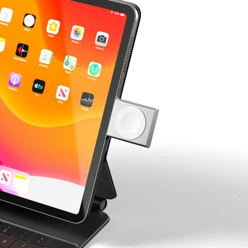 ALOGIC MAGAWC mobile device charger Smartwatch White USB Wireless charging Fast charging Indoor