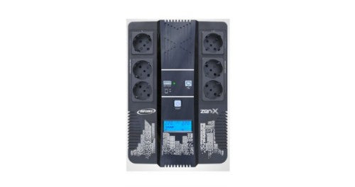Infosec Zen-X 800 uninterruptible power supply (UPS) Line-Interactive 0.8 kVA 0.48 W 6 AC outlet(s)