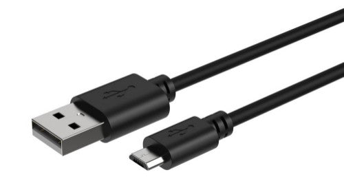 Ansmann 1700-0129 USB cable 1 m USB A Micro-USB B Black